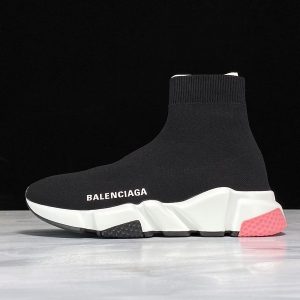 Balenciaga H12 Speed Stretch-knit Mid Sneakers