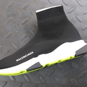 Balenciaga H12 Speed Stretch-knit Mid Sneakers