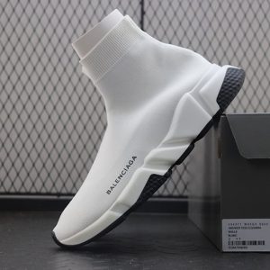 Balenciaga H12 Speed Stretch-knit Mid Sneakers