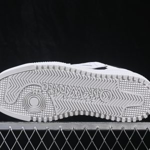 Off-White 3.0 Court Round Toed Lace Up Low Top Casual Sneakers