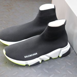 Balenciaga H12 Speed Stretch-knit Mid Sneakers
