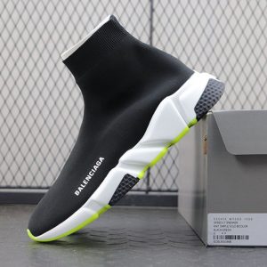 Balenciaga H12 Speed Stretch-knit Mid Sneakers