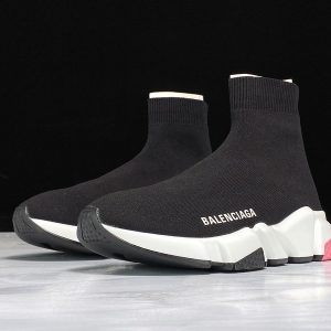 Balenciaga H12 Speed Stretch-knit Mid Sneakers