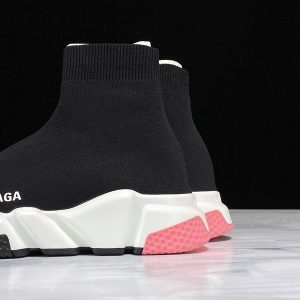 Balenciaga H12 Speed Stretch-knit Mid Sneakers
