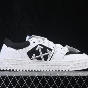 Off-White 3.0 Court Round Toed Lace Up Low Top Casual Sneakers