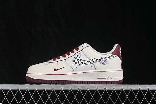 Nike Air Force 1 Low Casual Sneakers Wine