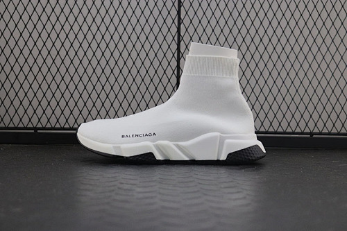 Balenciaga H12 Speed Stretch-knit Mid Sneakers