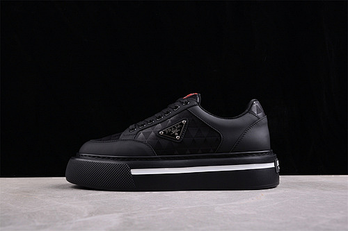 Prada Macro Re-nylon Low Sneakers