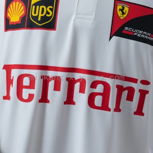 Scuderia Ferrari F1 2025 White Polo
