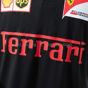 Scuderia Ferrari F1 2025 Black Polo