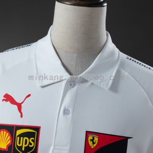 Scuderia Ferrari F1 2025 White Polo
