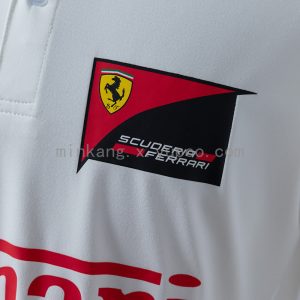 Scuderia Ferrari F1 2025 White Polo