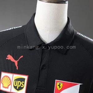 Scuderia Ferrari F1 2025 Black Polo