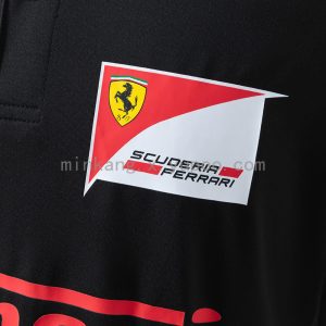 Scuderia Ferrari F1 2025 Black Polo