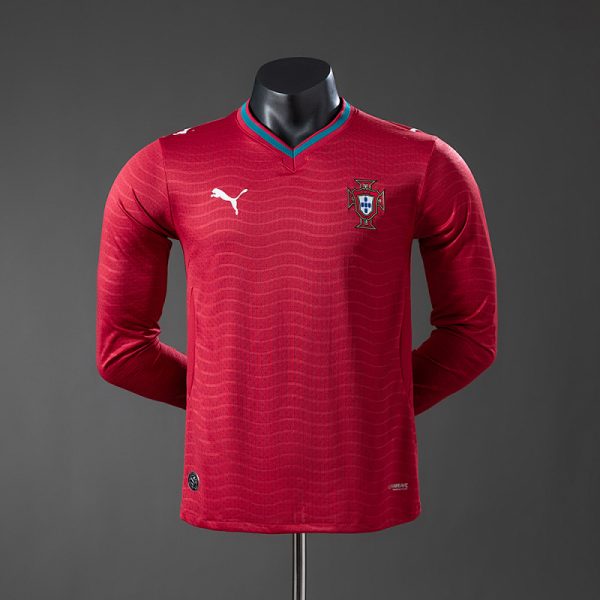 Portugal 2026 Home Player Version Long-Sleeve Jersey