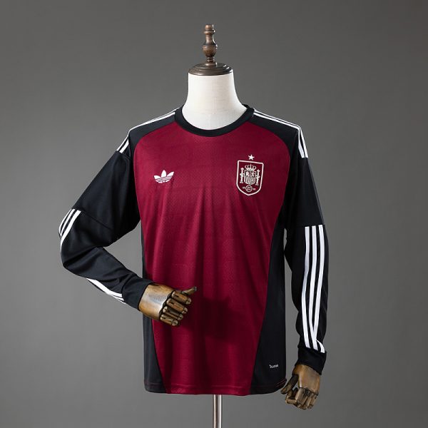 Spain 2026 GK-Red Long Sleeved Jersey